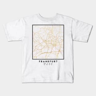 FRANKFURT GERMANY CITY STREET MAP ART Kids T-Shirt